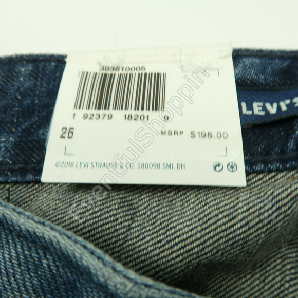 Levis Made & Crafted Slim Crop Two-Tone Wash Jeans - Picture 7 of 7
